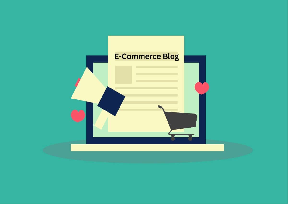 e-commerce blog post sharing graphics