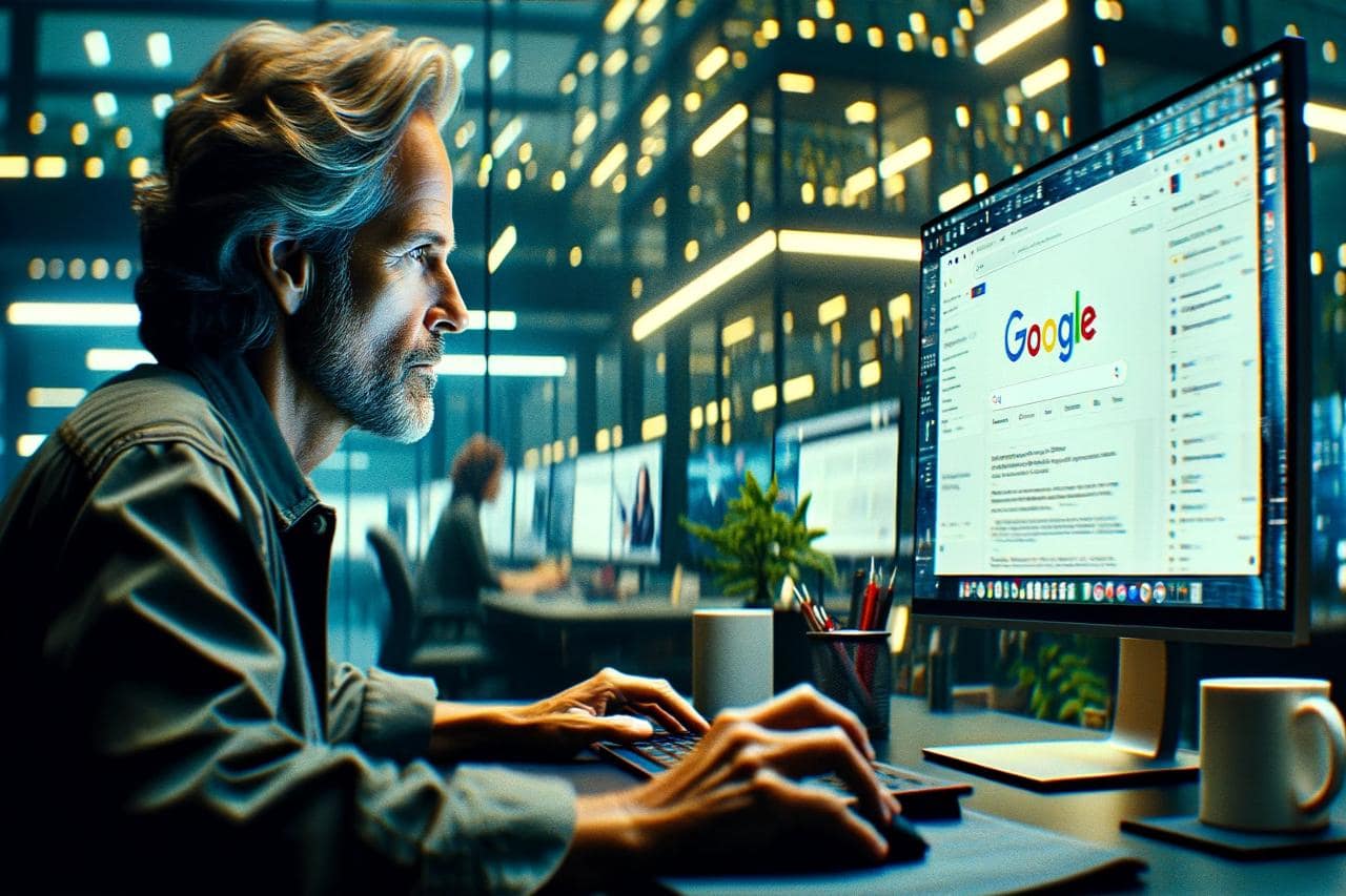 CEO of nonprofit organization reading about Google Ad Grant for nonprofits