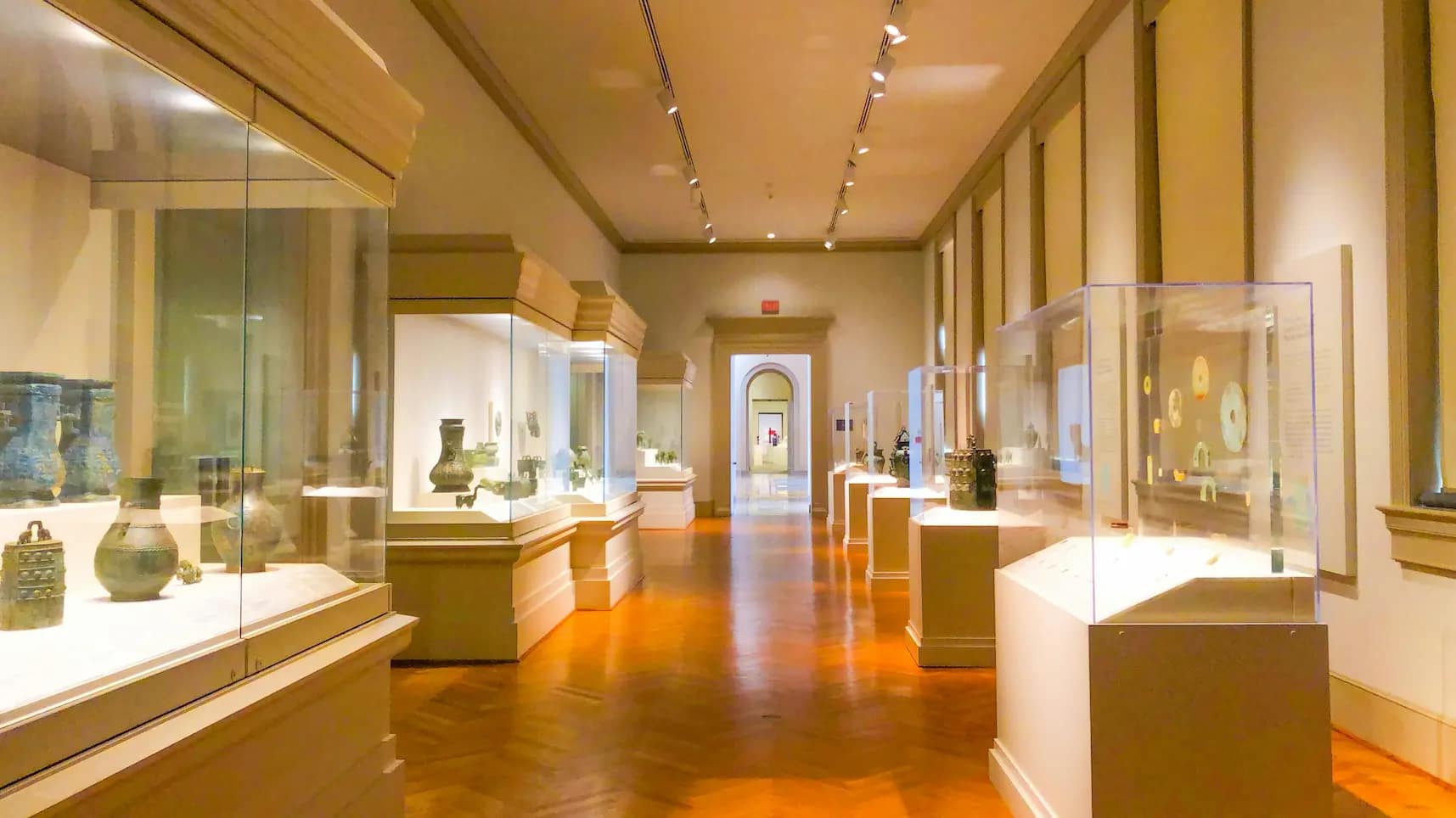 Historical exhibition with ancient artefacts
